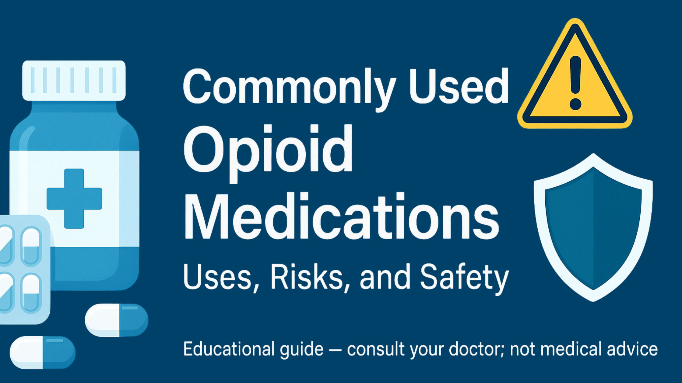 Commonly Used Opioid Medications Uses, Risks, and Safety